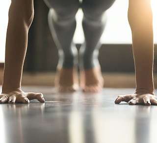 Pilates Übung Push up